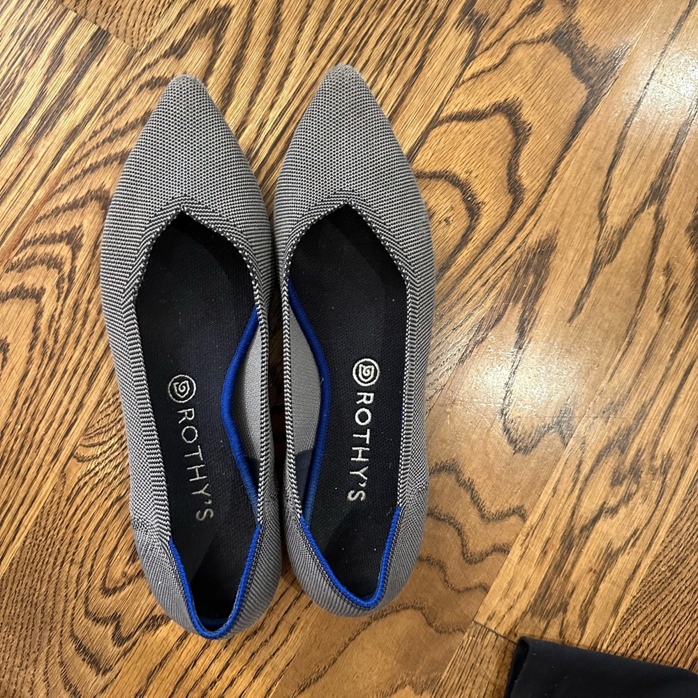 Rothy’s The Point Cloud Grey Birdseye 11.5 (fits 11) - Picture 2 of 4